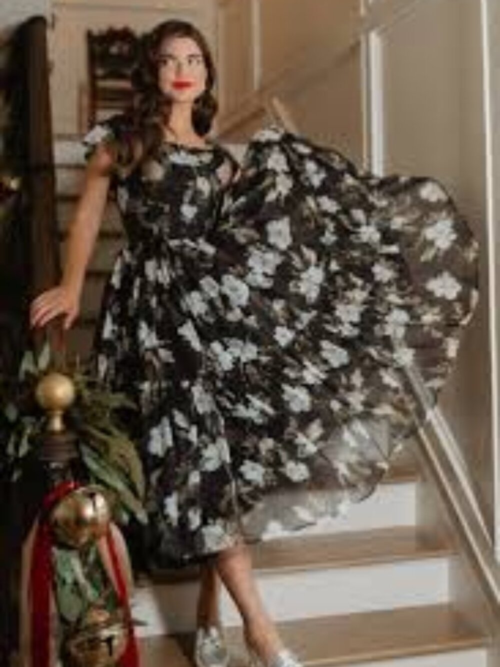 NWT Ivy City “I Feel Pretty” Magnolia Dress 10 black tulle medium large